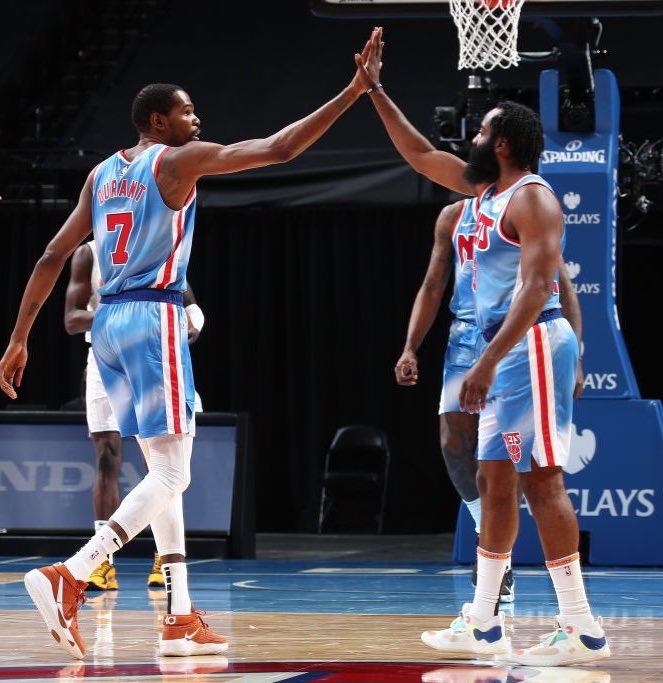  篮网交易获哈登，杜兰特表态欢迎新搭档  